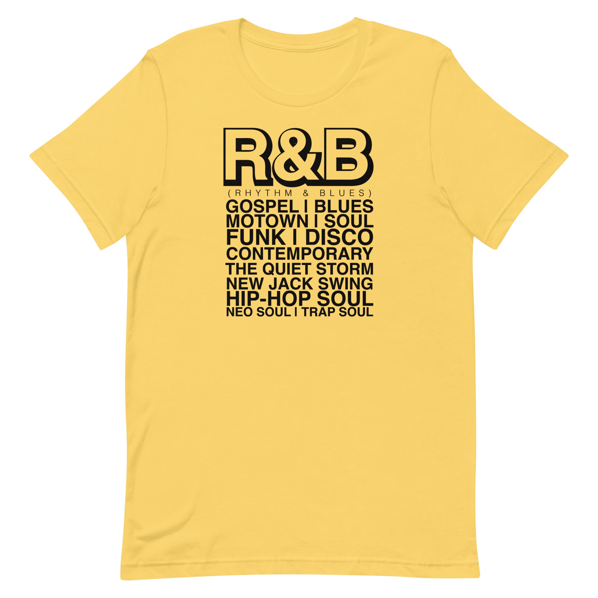 R&B Legacy Tee – The Evolution of Rhythm & Blues - Unisex t